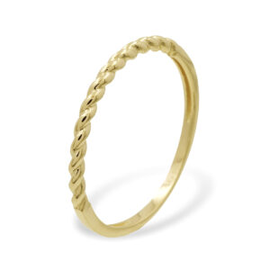 Damenring twisted 333 Gold