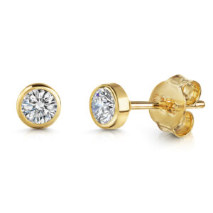 Ohrstecker "Eve" 3 mm Zirkonia 333 Gold