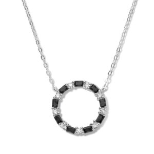 Collier Kreis mit 18 Zirkonia
