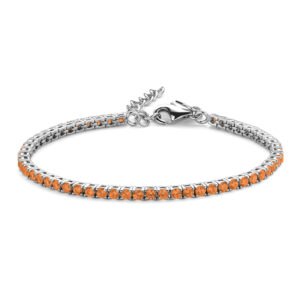 Tennisarmband Zirkonia orange