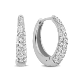 Klappcreolen mit Zirkonia