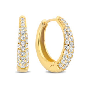 Klappcreolen mit Zirkonia