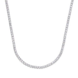 Tennis-Halskette Zirkonia weiß