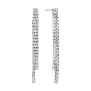 Ohrstecker mit 80 Zirkonia