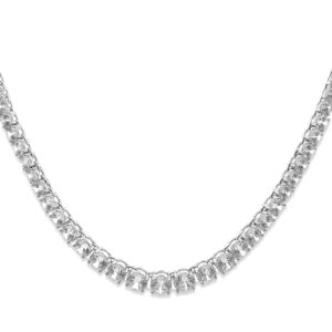 Tennis-Halskette Zirkonia weiß