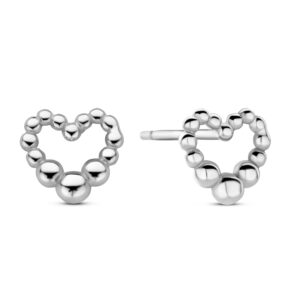 Ohrstecker Dots in Herzform