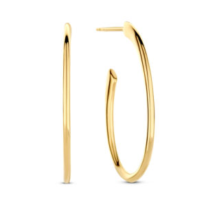 Ohrstecker Creolen oval