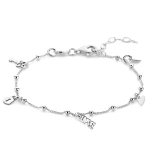 Armband Love Herzen Schloss/Schlüssel