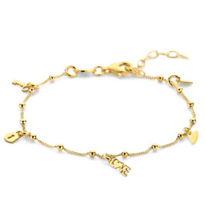 Armband Love Herzen Schloss/Schüssel