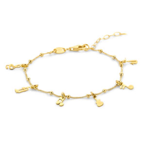 Armband Musik Noten und Instumente