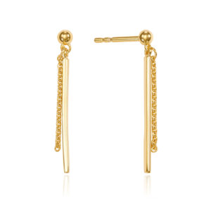 Ohrstecker Stab/Kette