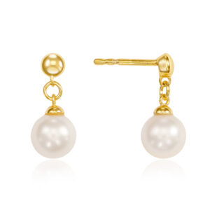 Ohrstecker mit Süßwasser-Zuchtperle