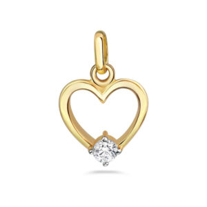 Anhänger Herz mit Zirkonia
