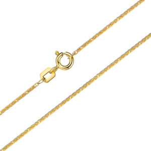 Zopfkette 1.1 mm 333 Gold