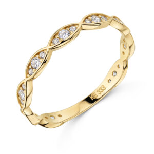 Damenring "Elora" mit Zirkonia 333 Gold