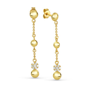 Ohrstecker mit 14 Zirkonia