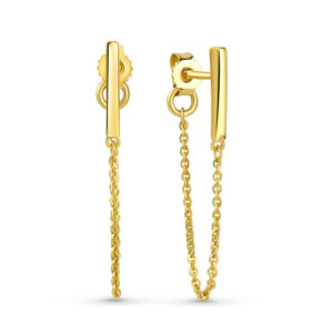 Ohrstecker mit Kette