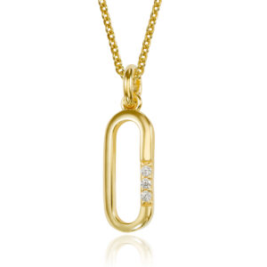 Anhänger mit 3 Zirkonia