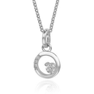 Anhänger mit 4 Zirkonia