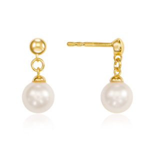 Ohrstecker mit Süßwasser-Zuchtperle