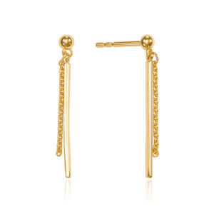 Ohrstecker Stab/Kette