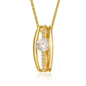 Anhänger mit 11 Zirkonia