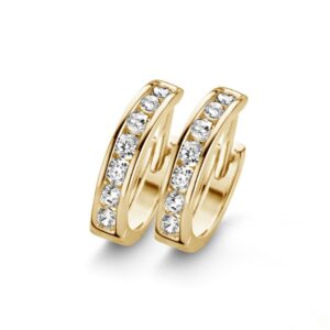 Klappcreolen 16 Zirkonia