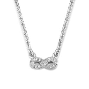 Collier Infinity mit 17 Zirkonia