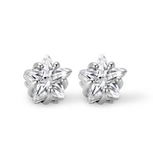 Ohrstecker Zirkonia in Sternform