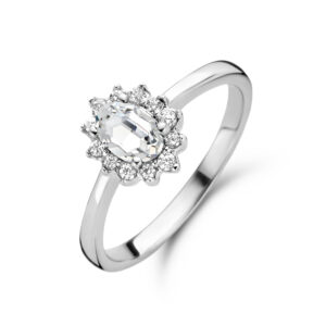Damenring mit 13 Zirkonia
