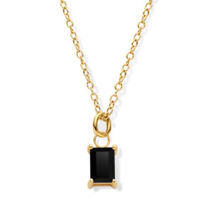 Collier mit Spinell schwarz