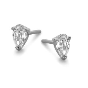 Ohrstecker Zirkonia in Tropfenform