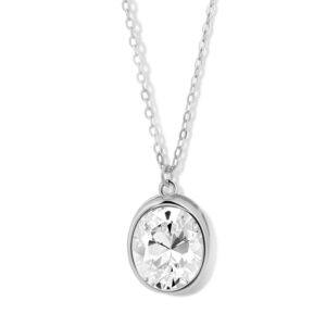 Collier mit Zirkonia oval