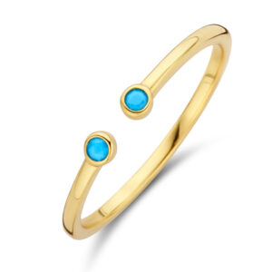 Damenring mit Türkis