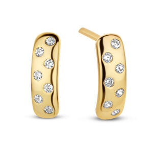 Ohrstecker mit 14 Zirkonia