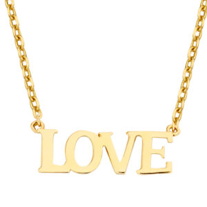 Collier mit Zwischenteil LOVE