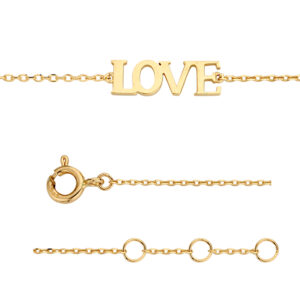 Armband mit Zwischenteil LOVE