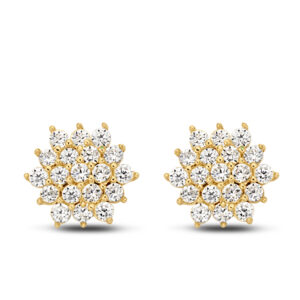 Ohrstecker mit 38 Zirkonia