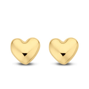 Ohrstecker Herz hochglanz