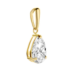 Anhänger Zirkonia Tropfen