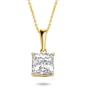 Collier mit Anhänger Zirkonia