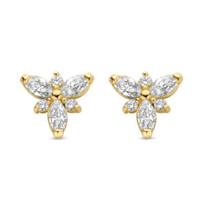 Ohrstecker mit 12 Zirkonia