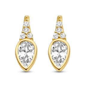 Ohrstecker mit 10 Zirkonia