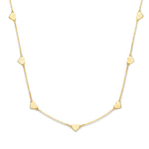 Collier mit 7 Herzen