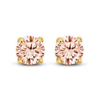 Ohrstecker Zirkonia champagner