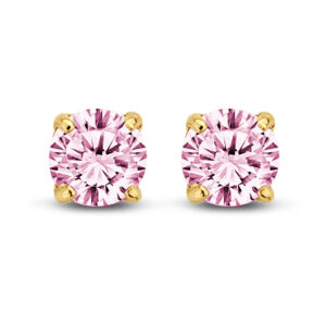 Ohrstecker Zirkonia rosa