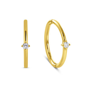 Klappcreolen mit Zirkonia