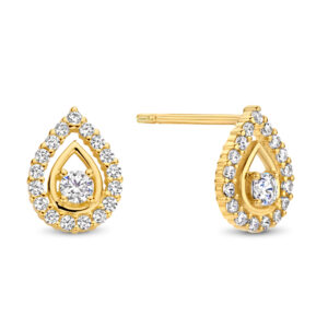 Ohrstecker mit 36 Zirkonia