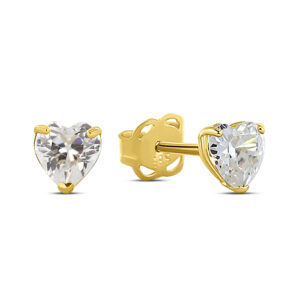 Ohrstecker Herz Zirkonia