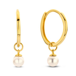 Klappcreolen mit SW-Zuchtperle